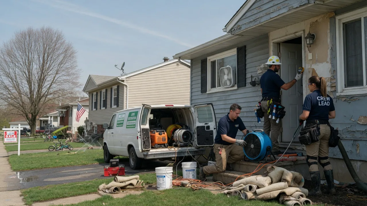 Flood Cleanup in Hurlock, MD near me